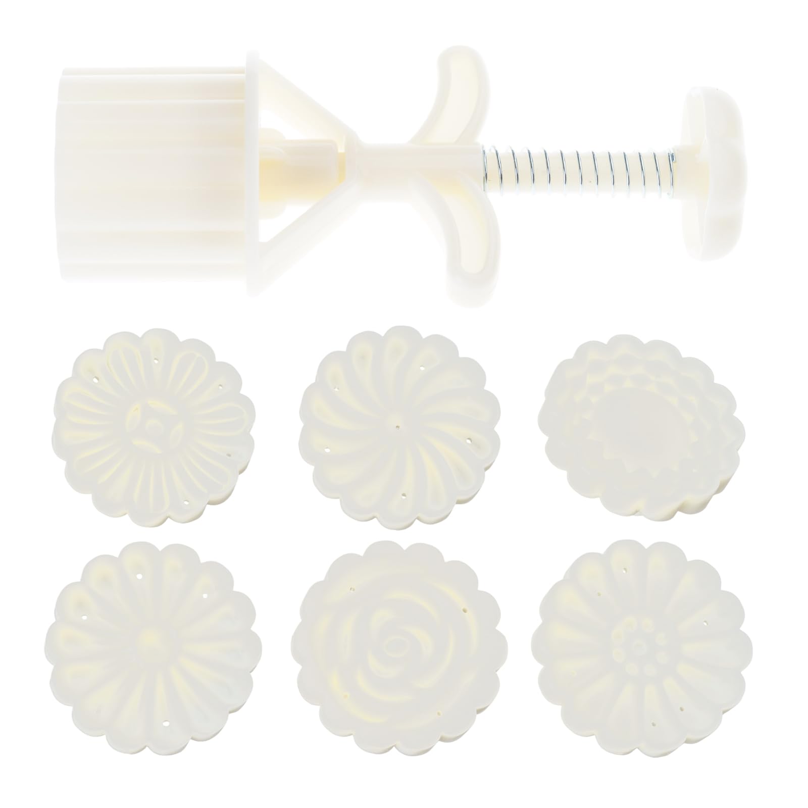 Jazuaiao Chrysanthemum Cake Set Cake Model Printed with Embossed Ice-skin Pastry Baking Tool Cookie Dessert Cutter Molds for Baking
