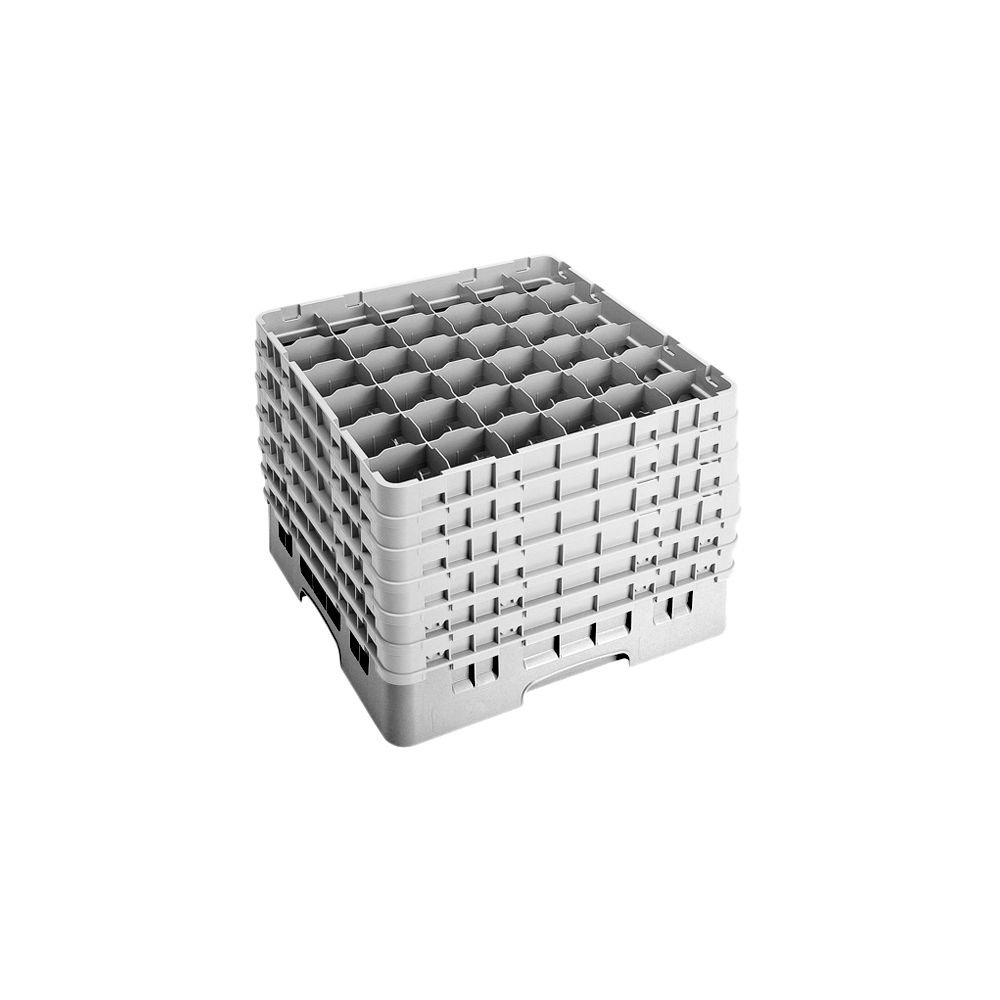 Camrack Glass Rack, W/6 Extenders, Full Size, Low Profile, 36 Compartments, 2-7/8'' Max. Dia., (2 Pieces/Unit)