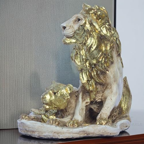 Majestic Elephant Family Showpiece | 7 Elephants Resin Figurine for Home Decor, Living Room & Office | Symbol of Strength, Prosperity & Protection (18 * 8.5 Inch) — photo — 3 of 9