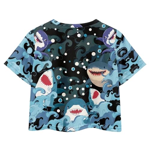 Girls Shirt for Kids Size 10-12 Short Sleeve Shirts Crop Tee Top Clothes Cute Outfits2