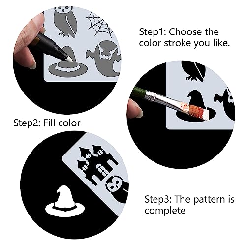 GORGECRAFT Fustelle Halloween In Metallo – Set Di 4 Sagome: Pipistrello, Zucca, Fantasma, Finestra – Per Scrapbooking E Biglietti Fai Da Te