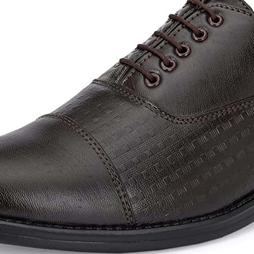 Image of Centrino Mens Uniform Dress Shoe |Formal Shoe for Men|Lace-up Shoe Business |Provide Comfort Perfect for Formal Wear, Business Casual, and Parties (20218)