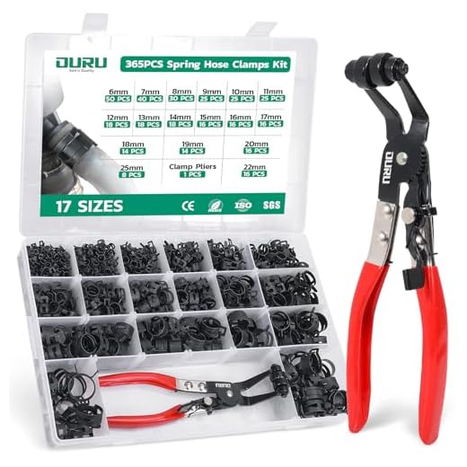 Comprehensive Spring Clamp Kit with Plier
