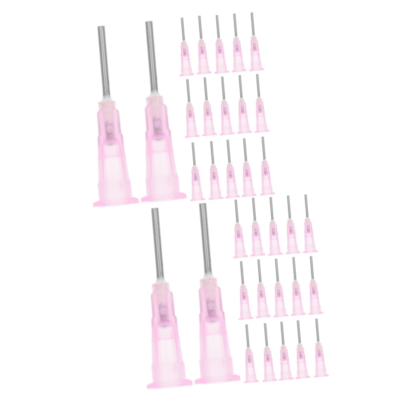 VILLFUL 200 Pcs Dispensing Needle Mini Tip Needle Assorted Dispensing Needles Liquid Dispenser Needle Multi Needle Tip Ampoule Guage Dispensing Needles for Industry Abs