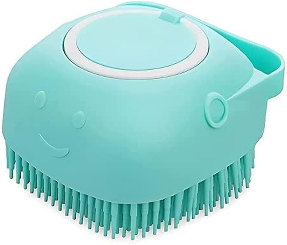 Beflix® Body Scrubber with Soap Dispenser Brush, Silicone Exfoliating Brushes, Soft Body Exfoliator, Bath Loofah for Babies, Kids, Women, Men and Pets (Multicolor)-image-15