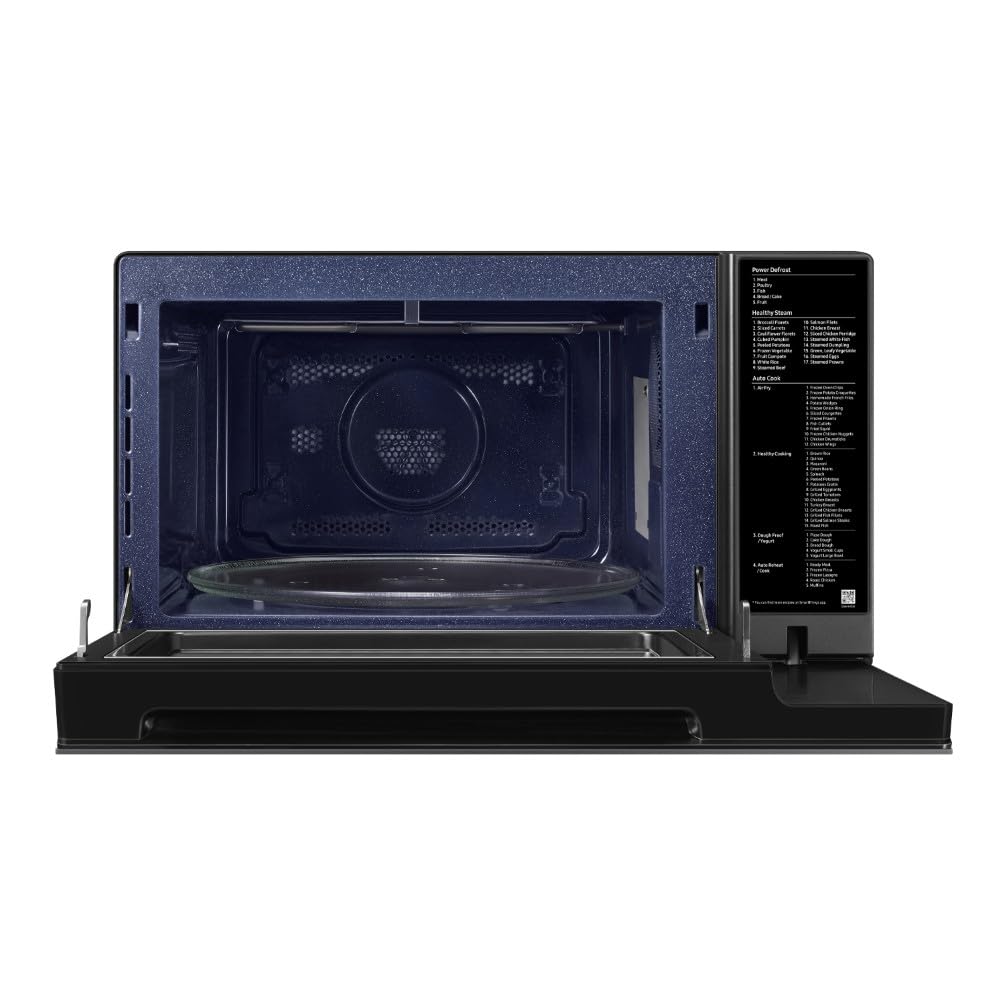 Samsung Forno a Microonde combinato MC32DG7646KKE1, Wifi, Frittura ad aria, Vapore, 32L, carbone, LxAxP: 52,3 x 33 x 51,5 cm