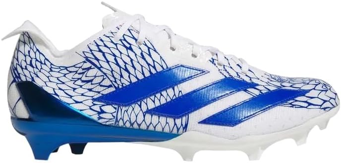 adidas Men's Adizero Electric.2 Football Cleats 'Royal Blue White' (IH8569) - Size 12