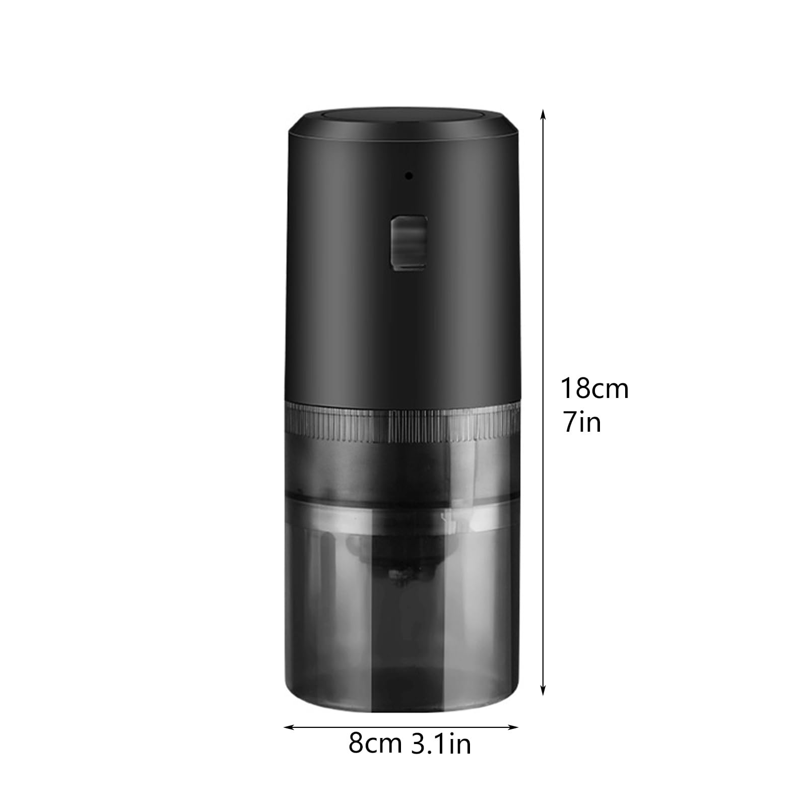 Młynek do kawy Elektryczny młynek do ziaren kawy Przenośny domowy młynek z ładowaniem USB Wymienny młynek do czyszczenia kawy(Color:D)