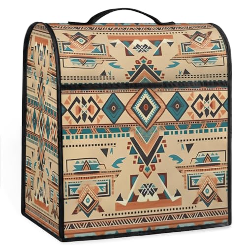 Coffee Maker Cover American Native Aztec Kitchen Appliance Covers Small Appliance Covers Blender Cover Juicer Cover Dust Covers for Kitchen Appliances with Top Handle and Pockets,Washable,C961