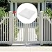 Antrader Vinyl Fence Post Caps,Pyramid White PVC Vinyl Post Top Caps,4
