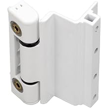 Ironmongery Solutions  Challenger 2D High Security Door Hinge Body   Adjustable Reinforced Hinge Body for Composite, Timber & PVCu Doors   Hardware Fittings Included White