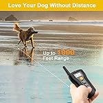 PATPET-Vibrating-Dog-Collar-No-Shock-Dog-Training-Collar-with-Remote-Up-to-1000ft-Range-Rechargeable-Waterproof-Vibration-Collar-for-Dogs-with-3-Training-Modes-No-Prongs-and-No-Shock