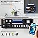 Pyle 4 Channel Wireless Bluetooth Amplifier - 3000 Watt Stereo Speaker Home Audio Receiver w/ FM Radio, USB, 2 Microphone w/ Echo for Karaoke, Front Loading CD DVD Player, LED, Rack Mount - PD3000BA