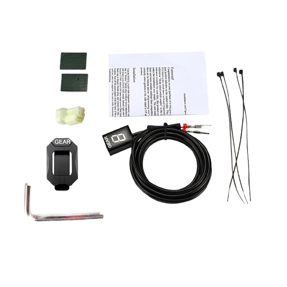Indicateur de Rapport engagé numérique pour Moto VFR800, Interceptor VFR800X, VFR 800 X, VFR 800X NT 700 V, NT700V (Accessoires Moto Deauville) - Indicateur de Rapport engagé (Vert)