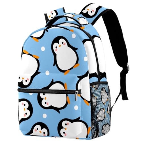 Sac à dos multicolore pengiun 29.4x20x40cm à bretelles rembourrées
