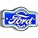 Genuine Ford Parts - Reproduction Vintage Advertising Marquee Sign - Battery Powered LED Neon Style Light - 17 x 10 x 3 Inches