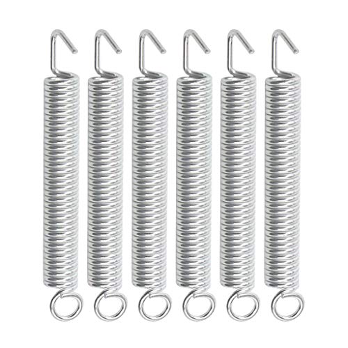 COOLHOOD 6Pcs/Pack Electric Guitar Tremolo Bridge Tension Springs Set Tremolo Bridge Springs for Most Electric Guitars