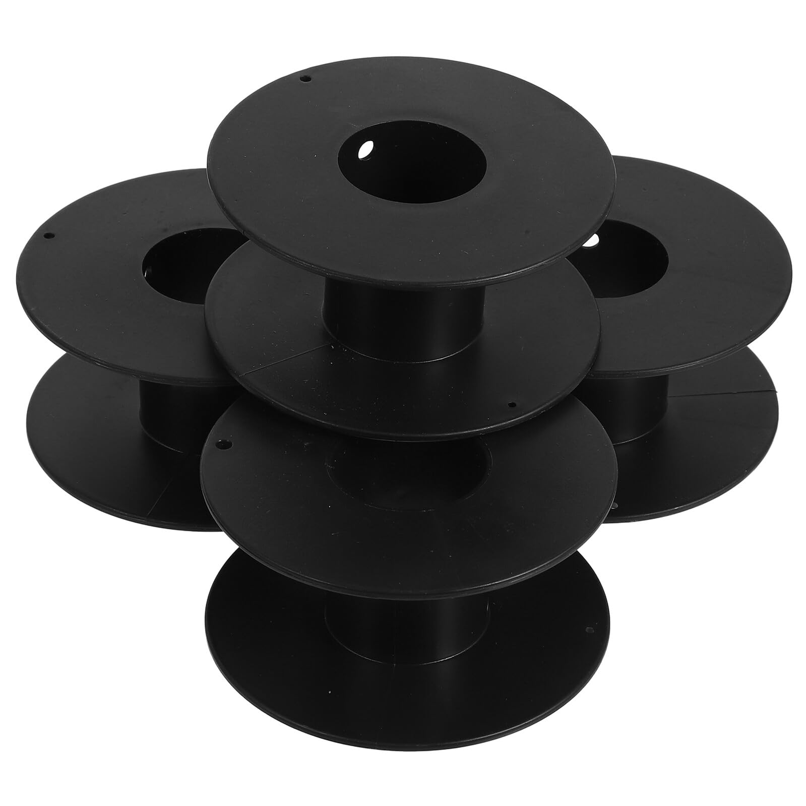 Carrete de cable de plástico robusto para cables de extensión y alambre