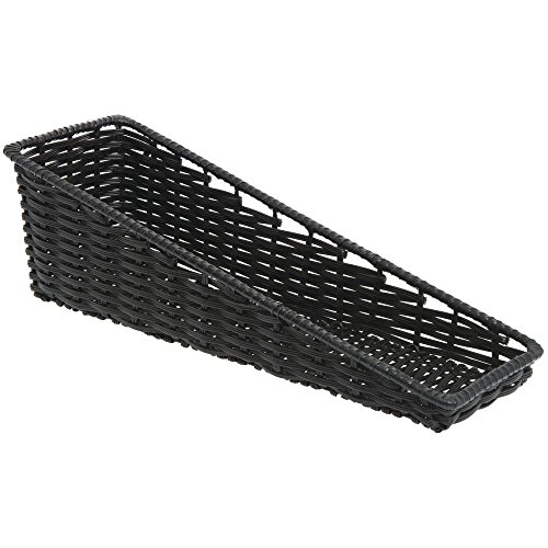 Hubert K422-24FT BLK Black Tapered Storage Basket thumb #2