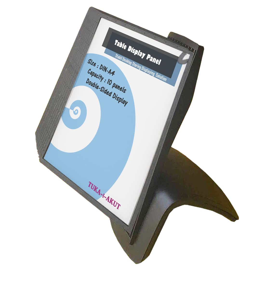 Leggio Da Parete TUKA-i-AKUT - 10 Pannelli Espositivi A4 Multicolore Per Negozio, Ufficio, Officina - Foto 8