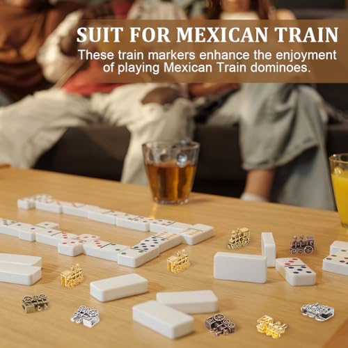 Marcadores metálicos para tren mexicano 18 piezas miniatura 5