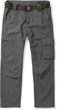 Pantalon Cargo Homme - Taille élastique, Séchage Rapide, 6 Poches - Idéal Randonnée, Jardinage, Travail