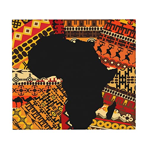 Geschirr-Abtropfmatte Afrika Karte Afrikanische Abstrakte Kunst...