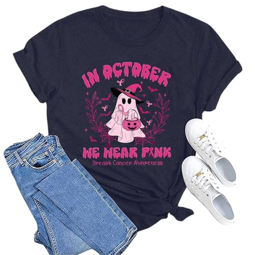 T-shirts graphiques roses à fleurs pour un look de bureau décontracté - 4