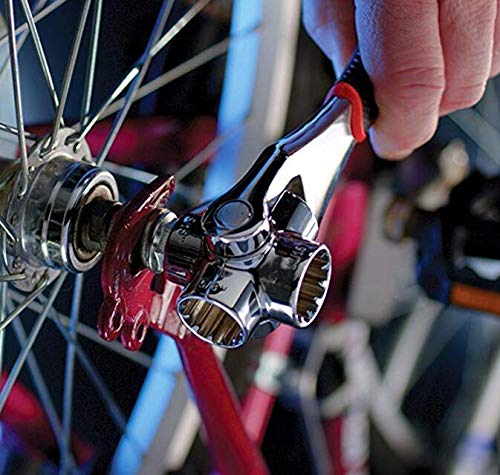 52 In 1/8 In 1 Multifunction Universal Wrench Socket Spanner Wrench For Furniture Assembly, Home And Auto Repair (Plastic Handle With Magnetic, 52 In 1) #TOP4