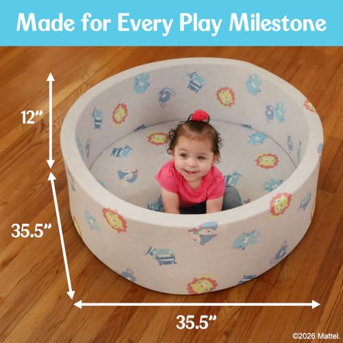 Fisher-Price™ Soft Play Space – Indoor & Outdoor Kids Play Area with Foam Side Walls, Removable Cover, Soft Cushioned Design for Reading, Lounging & Play - image 3