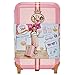 Disney Princess Travel Suitcase Play Set for Girls with Luggage Tag by Style Collection, 17 Pretend Play Accessoriespiece Including Travel Passport! for Ages 3+