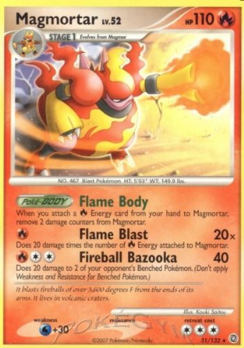 Pokemon Magmortar - Diamond & Pearl Secret Wonders - 31 [Toy]