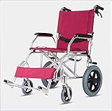 FEEE-ZC Leichter klappbarer Rollstuhl, der medizinisches, ultraleichtes tragbares Reiserad für Rollstuhlfahrer fährt