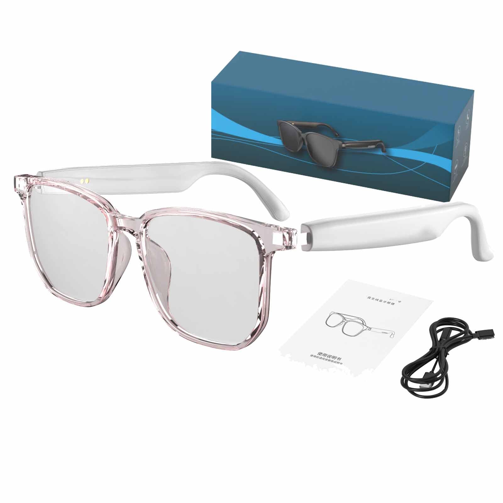 Multifunctional AI Bluetooth Smart Glasses, Wireless Headphone for Listening to Music & Calling, Support 75 Languages (1pc)