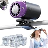 2026 Car Clip on Air Conditioner Fan, Portable Electric Air Conditioner for Cars & Trucks, Mini AC Fan That Blows Cold Air Like AC, USB Rechargeable Cooling System for Vehicle (B-1)