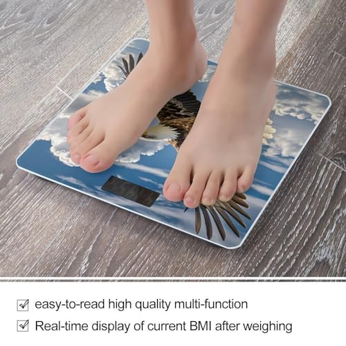 Báscula Digital de Baño Precisa con Plataforma Ancha y LCD miniatura 5