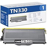 TN330 Toner Cartridge Replacement for Brother TN-330 Toner Cartridge with DCP-7040 DCP-7030 MFC-7840W HL-2140 MFC-7340 MFC-7440N HL-2170W HL-2150N Printer (1 Black)