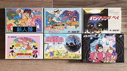 Amazon 全6本 新人類 チャレンジャー 迷宮組曲 バンゲリング ベイ 星霊狩り ミッキーマウス ファミコン Fc レトロ ゲーム レア ハドソン おもちゃ おもちゃ