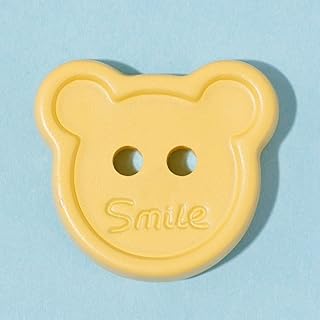 10Pcs Little Bear Buttons,Sewing Accessories Plastic Garment Ornaments Accessory for DIY(Color2)