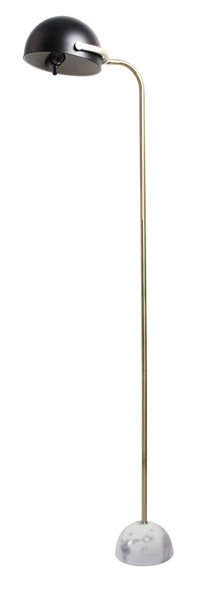 LUX1294 Chandeliers Carrara Floor Task LAMP, Black, Modern, Matte Antique Gold
