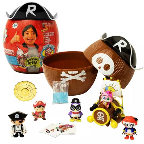 RYAN'S WORLD Huevo misterioso pirata gigante