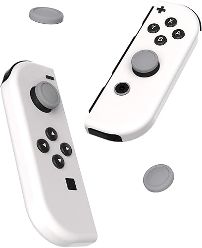 Miniatura 6 de eXtremeRate PlayVital Switch - Tapas de palanca de mando para Switch Lite, tapa analógica de silicona para Switch OLED Joycon con agarre para pulgar