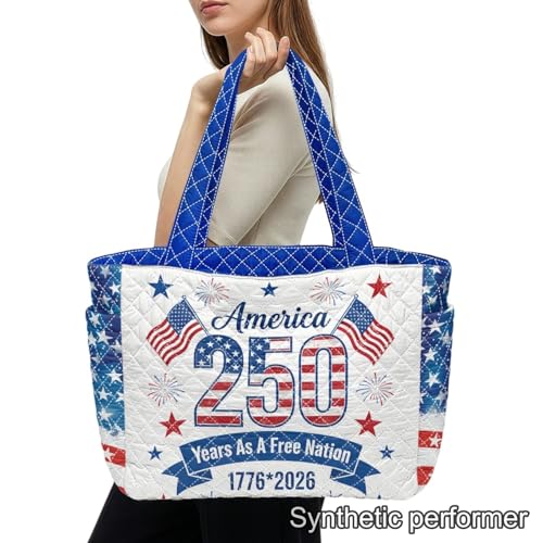 Bolso tote acolchado reversible para mujer miniatura 4