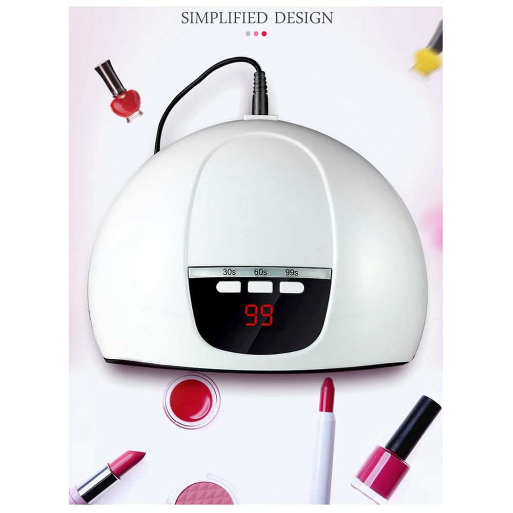 Bloepum Nail Dryer LED Nail Lamp UV Lamp for Curing All Gel Nail Polish Portable Nail Dry Lamp with USB Cord Pink