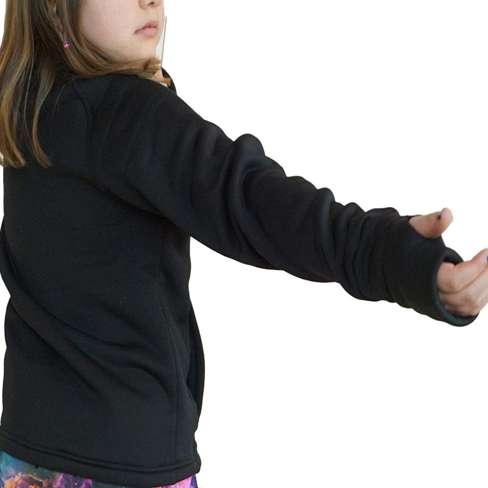 Victoria's Challenge Warm Fleece Ice Figure Skating Jacket Blue Pink Purple Black VJ1 : Sports & Outdoors