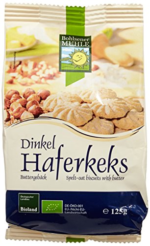Preisvergleich Produktbild Bohlsener Mühle - Bio Dinkel-Haferkeks - 125g