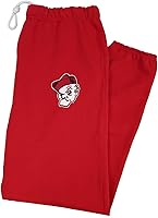 Vista 257 de Official Collegiate NCAA Jogger Sweatpants Unisex for Men & Women Primary Logo School Color Collection