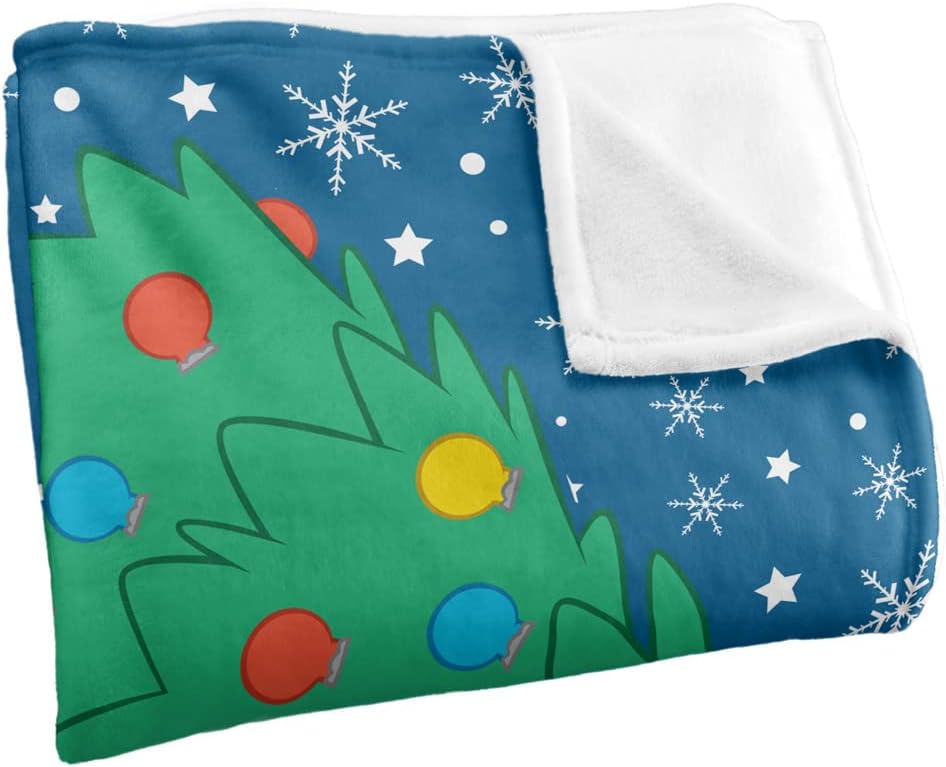 Scooby Doo! Blanket, 50"x60" Oh Christmas Tree Van Silky Touch Super Soft Throw Blanket