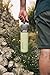 Stanley Quick Flip GO Water Bottle 24 oz | Push Button Lid | Leakproof and Packable for Travel and Sports | Insulated Stainless Steel | BPA-Free | Pomelo