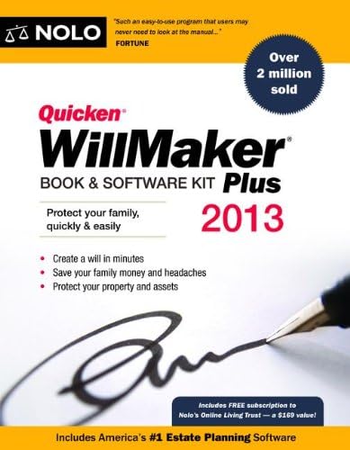 Quicken WillMaker Plus 2013 Edition: Book & Software Kit
